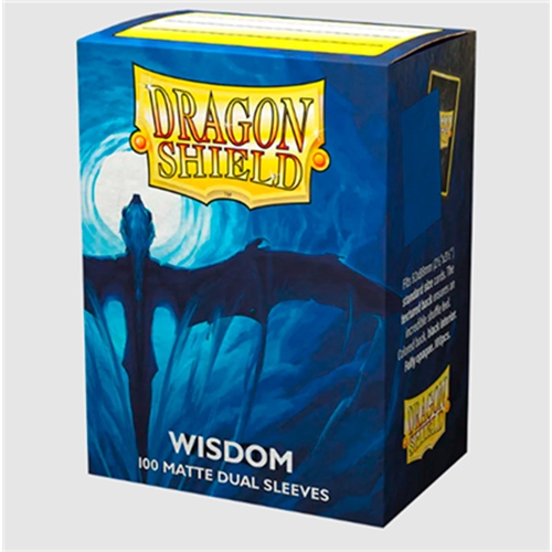 Dragon Shield - Matte Dual Sleeves Wisdom - Standard Sleeves (100 stk) - Plastiklommer